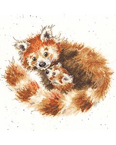 Bothy Threads borduurpakket vos met jong XHD89 borduren