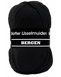 Sokkenwol Botter IJsselmuiden Bergen kl.8 zwart