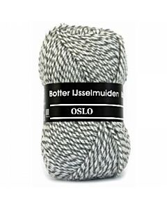 Sokkenwol Botter Ijsselmuiden Oslo, kl.2 grijs/wit gemeleerd