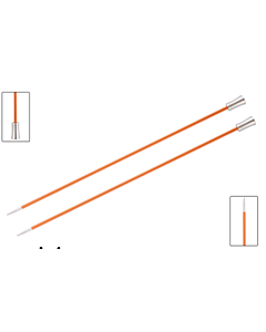 Knit Pro Zing breinaald met knop 2.75mm, 40cm lang