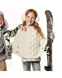 Breipakket Ierse kinderponcho breien
