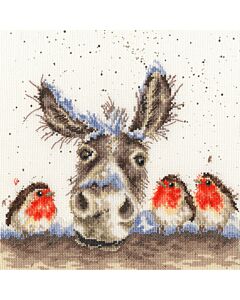 Borduurpakket kerst ezel  van Bothy Threads XHD39
