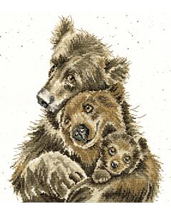 Borduurpakket beren familie om te borduren Bothy Threads xhd95