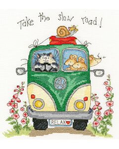 Bothy Threads borduurpakket  Take The Slow Road  XMS21 om te borduren