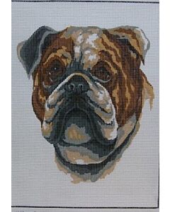 Voorbedrukt stramien/canvas van Bulldog  van grafitec