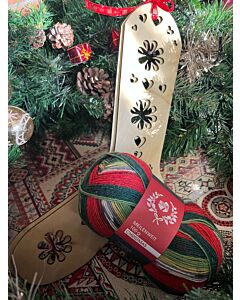 Cadeaupakket sokkenbreier - Kerst sokkenwol en sockblocker