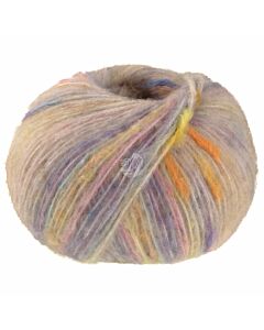 Lana Grossa Cassata kleur 7 (spook wit/oranje/geel/blauw/paars/roze)