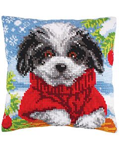  Voorbedrukt kruissteek Kussenpakket Woolly Winter Collection d'Art