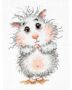  Borduurpakket  hamster - Magic Needle met telpatroon.