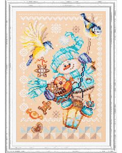 Borduurpakket  Kersttraktaties  - Magic needle 100-260  met telpatroon