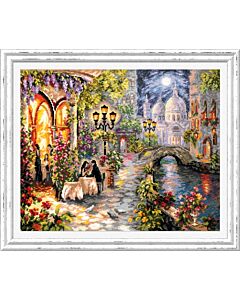 Borduurpakket  Night Rendezvous  - Magic needle 110-081  met telpatroon