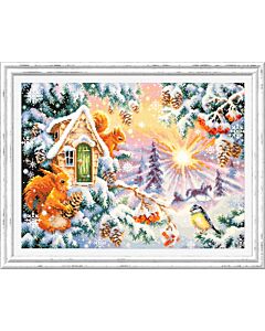 Borduurpakket  wintermorgen - Magic needle 110-700 met telpatroon