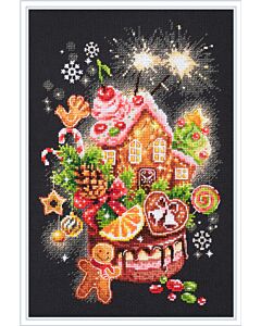  Borduurpakket  Christmas Sweets - Magic Needle met telpatroon.