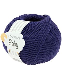 Lana Grossa Cool Wool Baby kl.327 (donkerblauw)