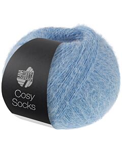 Lana Grossa Cosy Socks kl.4 blauw 4-draads sokkenwol