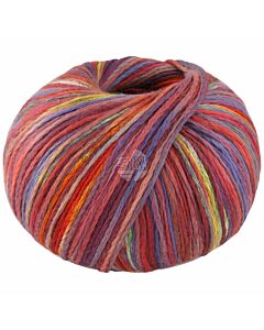 Lana Grossa Cotonella Multi kleur 101 (rood/oranje/geel/paars)