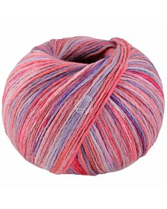 Lana Grossa Cotonella Multi kleur 101 (rood/oranje/geel/paars)