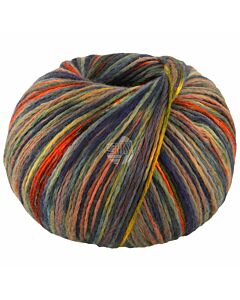 Lana Grossa Cotonella Multi kleur 101 (rood/oranje/geel/paars)
