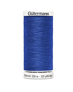Gütermann Denim naaigaren kleur 6075 (jeans blauw)