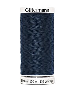 Gütermann Denim naaigaren kleur 6075 (jeans blauw)