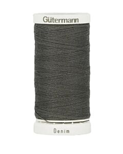 Gütermann Denim naaigaren kleur 9455 (donkergrijs).