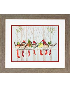 Borduurpakket winter vogels Dimensions 70-08970