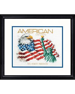 Borduurpakket American Patriot om te borduren van Dimensions om te borduren met telpatroon 70-35363