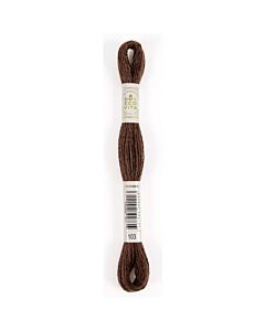 DMC Eco Vita kleur 103 bruin wollig borduurgaren