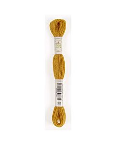 DMC Eco Vita kleur 203 donkergeel wollig borduurgaren