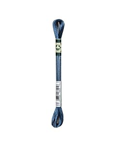 DMC Mouliné Satin kl.931 zilver/blauw borduurgaren 