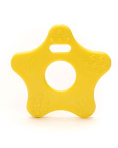 Durable bijtring ster -   geel