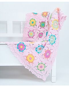 Durable haakpakket Coaster Square Deken Roze