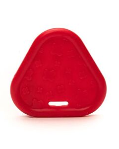 Durable triangel bijtring -  rood