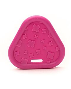 Durable triangel bijtring -  roze