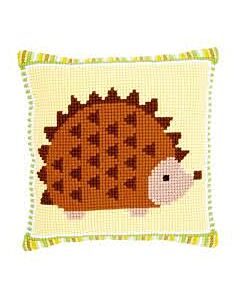 Verbaco borduurpakket kruissteekkussen baby egeltje pn-0150074 borduren