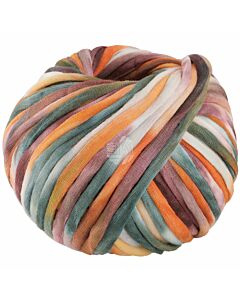 Lana Grossa Gelato kleur 14 (creme/groen/oranje/roodpaars)
