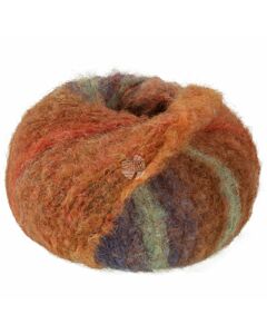 Lana Grossa Gigante Multi kleur 104 (beige/blauw/groen/roestbruin)