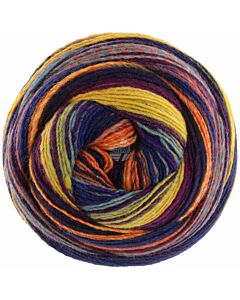 Lana Grossa Gomitolo Arte kl.1020 (paars/blauw/geel/oranje)