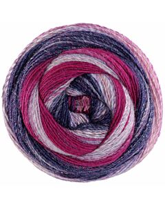 Lana Grossa Gomitolo Gala kleur 4024 (paars mix)