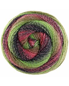 Lana Grossa Gomitolo Versione kl.449 (groen/paars/rood) 