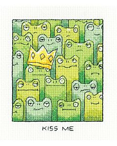 Heritage Crafts borduurpakket Kiss Me 1697A telpatroon
