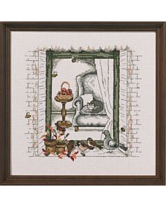 Borduurpakket herfstraam van Permin 92-9177