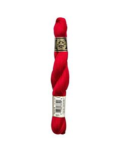 DMC Perle 8 hardanger- en borduurgaren kl.321 rood