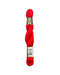 DMC Perle 8 hardanger- en borduurgaren kl.666 rood