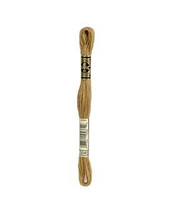 Borduurzijde DMC Mouline Special 117 kl.3045 donker geel/beige