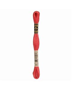 Borduurzijde DMC Mouline Special 117 kl.3801 rood/roze