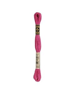 Borduurzijde DMC Mouline Special 117 kl.3804 donker cyclamen roze