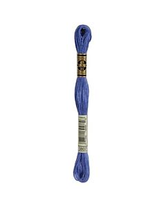 Borduurzijde DMC Mouline Special 117 kl.3807 korenbloem blauw