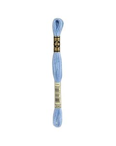 Borduurzijde DMC Mouline Special 117 kl.3840 ijs blauw 