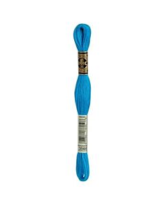 Borduurzijde DMC Mouline Special 117 kl.3844 donker turquoise 